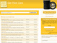 Tablet Screenshot of getflintcars.com